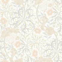 Hoopla Walls Seaweed Garden Linen Wallpaper - HWA1104W