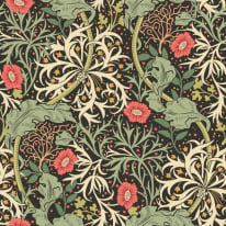 Hoopla Walls Seaweed Garden Slate Mix Wallpaper - HWA1107W