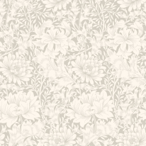 Hoopla Walls Chrysanthemum Dove Wallpaper - HWA1113W