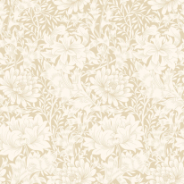 Hoopla Walls Chrysanthemum Flax Wallpaper - HWA1114W