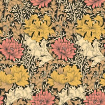Hoopla Walls Chrysanthemum Ginger Wallpaper - HWA1124W