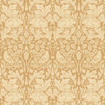 Hoopla Walls Forest Rabbit Yellow Ochre Wallpaper - HWA1138W
