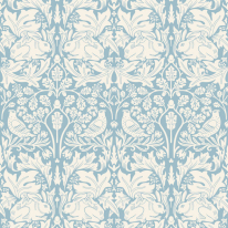 Hoopla Walls Forest Rabbit Blue Wallpaper - HWA1145W