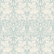 Hoopla Walls Forest Rabbit Duckegg Blue Wallpaper - HWA1146W