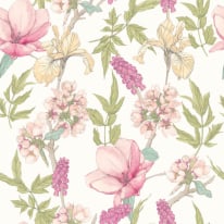 Hoopla Walls Orchid Bloom Sweet Pea Wallpaper - HWA1177W