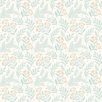 Hoopla Walls Petite Posy Seafoam Wallpaper - HWA1184W