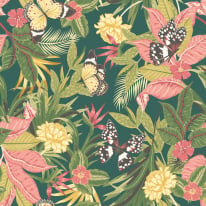 Hoopla Walls Paradise Forest Mix Wallpaper - HWA1193W