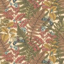 Hoopla Walls Wild Ferns Warm Spice Wallpaper - HWA1197W