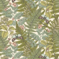 Hoopla Walls Wild Ferns Juniper Wallpaper - HWA1198W
