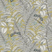 Hoopla Walls Wild Ferns Olive Wallpaper - HWA1200W