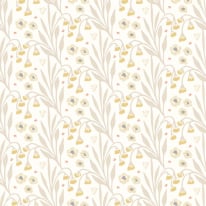 Hoopla Walls Meadow Stripe Ochre/Stone Wallpaper - HWA1212W