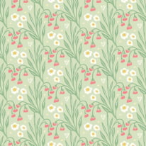 Hoopla Walls Meadow Stripe Pistachio Wallpaper - HWA1214W