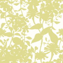 Hoopla Walls Summer Silhouette French Lime Wallpaper - HWA1219W