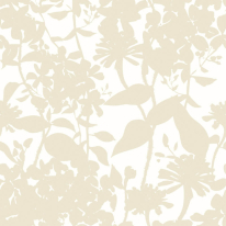 Hoopla Walls Summer Silhouette Chalk/Linen Wallpaper - HWA1220W