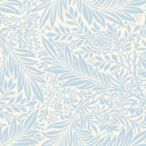 Hoopla Walls Elegance Leaf Vine Wedgewood Blue Wallpaper - HWA1230W