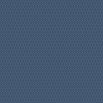 Hoopla Walls Tiny Ogee Indigo Wallpaper - HWA1336W