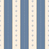 Hoopla Walls Decorative Stripe Demin Mix Wallpaper - HWA1382W