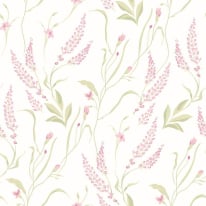 Hoopla Walls Springtime Meadow Soft Lavender Wallpaper - HWA1413W