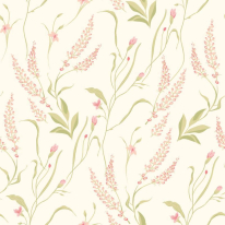 Hoopla Walls Springtime Meadow Coral Blossom Wallpaper - HWA1414W