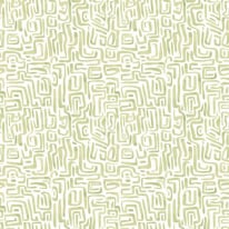 Hoopla Walls Maze Squiggle Olive Mix Wallpaper - HWA1430W