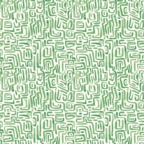 Hoopla Walls Maze Squiggle Emerald Wallpaper - HWA1431W