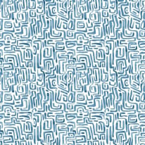 Hoopla Walls Maze Squiggle Ink Wallpaper - HWA1433W