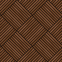 Close-up material sample of the Hoopla Walls HWA1462W design showing the small walnut diamond slat pattern on a non-woven base.