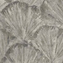 Galerie Horizon Wide Fan Grey Metallic Wallpaper - HZ62037
