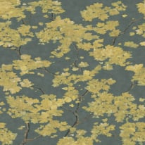 Galerie Horizon Golden Blossoms Green Wall Mural - HZ62081M