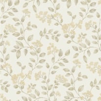 Grandeco Icon Jasmine Floral Trail Beige Wallpaper - IC3001