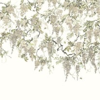 Ohpopsi Trailing Wisteria Linen Wall Mural - ICN50113M