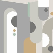 Ohpopsi Monster Arch Coin/Pistachio Wall Mural - ICN50130M