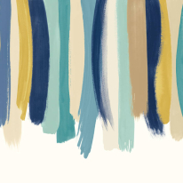 Ohpopsi Blurred Lines Denim/Hazel Wall Mural - ICN50136