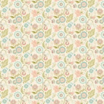 Ohpopsi Ichika Floral Trail Soft Pastel Wallpaper - IKA50109W