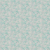 Ohpopsi Ichika 3D Effect Contour Bubblegum/Mint Wallpaper - IKA50118W