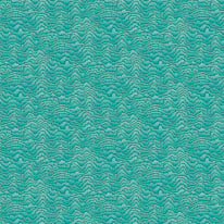 Ohpopsi Ichika 3D Effect Contour Turquoise/Lemon Wallpaper - IKA50119W