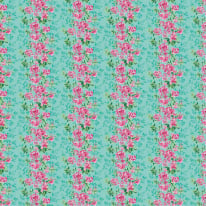 Ohpopsi Ichika Sakura Floral Peony/Jade Wallpaper - IKA50123W