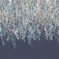 Ohpopsi Ichika Cascading Willow Midnight Wall Mural - IKA50137M