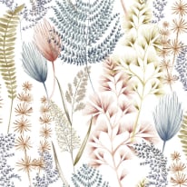 Ohpopsi Summer Ferns Denim Wallpaper - JRD50104W