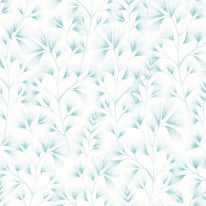Ohpopsi Arabella Ferns Teal/Cream Wallpaper - JRD50118W
