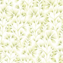 Ohpopsi Arabella Ferns Green/Cream Wallpaper - JRD50120W