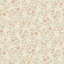 Grandeco Jack N Rose Liberty Floral Beige Wallpaper - JS3103