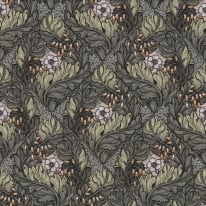 Galerie Rambleicious Floral Green/Pink Wallpaper - LB25108