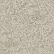 Galerie Down the Dilly Floral Beige Wallpaper - LB25112