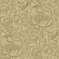 Galerie Down the Dilly Floral Yellow Wallpaper - LB25113