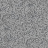 Galerie Down the Dilly Floral Silver/Grey Wallpaper - LB25114