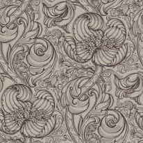 Galerie Down the Dilly Floral Red Wallpaper - LB25115