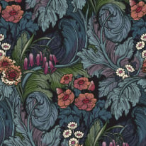 Galerie Hedgerovia Floral Multicoloured Wallpaper - LB25134