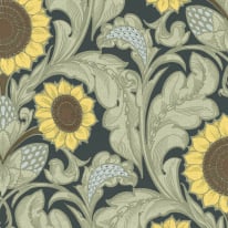 Galerie Sunnyside Up Floral Yellow/Green Wallpaper - LB25152