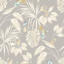 Ohpopsi Laid Bare Hummingbird Flint Wallpaper - LBK50112W